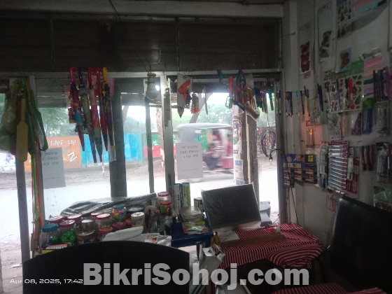 দোকান মালামাল সহ বিক্রি হবে